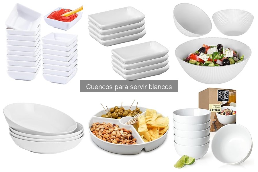 Ventajas de los cuencos para servir blancos en tus comidas